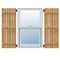 Ekena Millwork Spaced Board-n-Batten Shutters, Rough Sawn Western Red Cedar, 23W x 63H, PR RBS06S23X063RWR - alternate 1